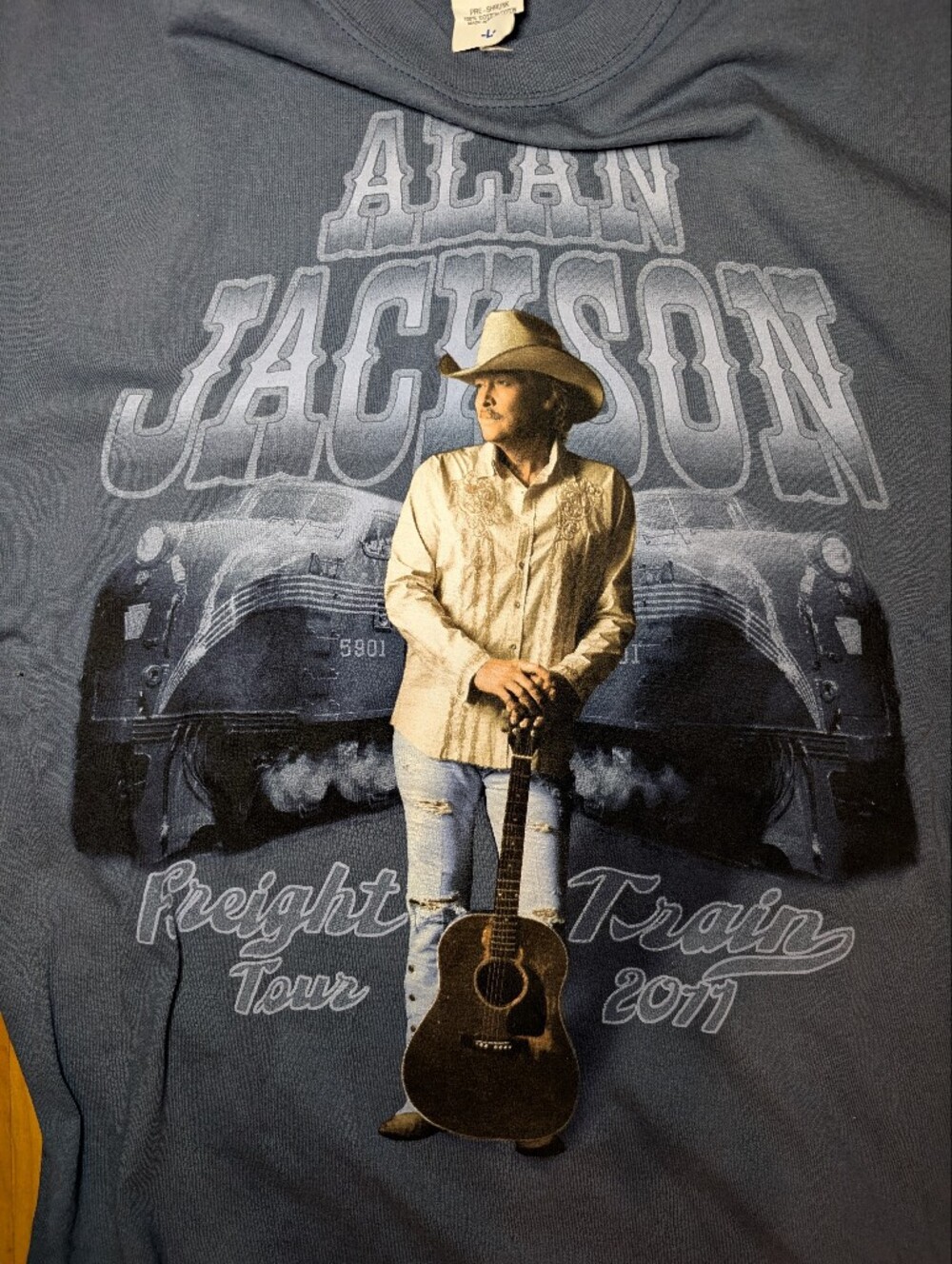 Alan Jackson Freight Train Tour 2011 T-Shirt Large